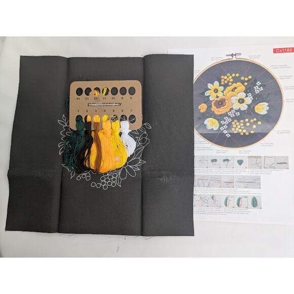 Embroidery DIY Art Kit Cx1182 Arts & Crafts, DIY - Picture 2 of 2